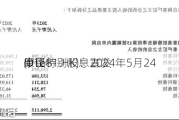 康臣
(01681.HK)：2024年5月24
审议特别股息宣发