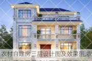 农村自建房三层设计图及效果图,农村自建房三层设计图及效果图120平