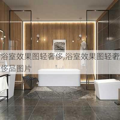浴室效果图轻奢侈,浴室效果图轻奢侈品图片