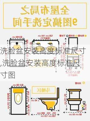 洗脸盆安装高度标准尺寸,洗脸盆安装高度标准尺寸图