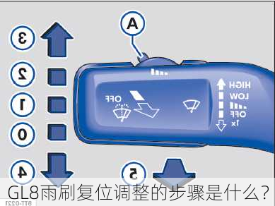 GL8雨刷复位调整的步骤是什么？