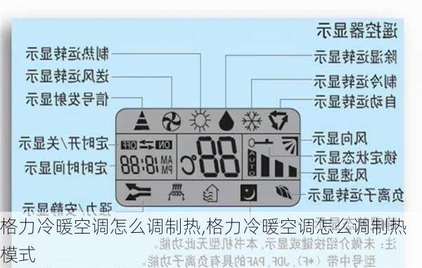 格力冷暖空调怎么调制热,格力冷暖空调怎么调制热模式