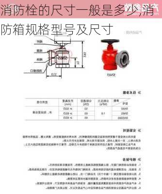 消防栓的尺寸一般是多少,消防箱规格型号及尺寸