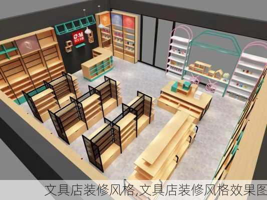 文具店装修风格,文具店装修风格效果图