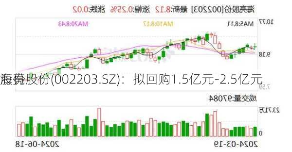 海亮股份(002203.SZ)：拟回购1.5亿元-2.5亿元
股份