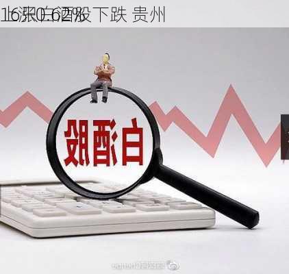 16只白酒股下跌 贵州
上涨0.62%