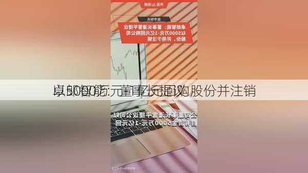 卓郎智能：董事长提议
以5000万元-1亿元回购股份并注销