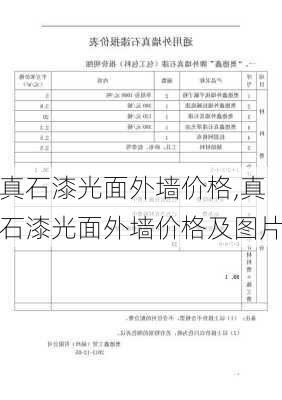 真石漆光面外墙价格,真石漆光面外墙价格及图片