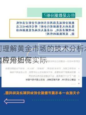 如何理解黄金市场的技术分析水平？这种分析在实际
中的应用如何？