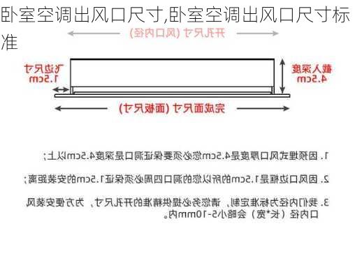 卧室空调出风口尺寸,卧室空调出风口尺寸标准