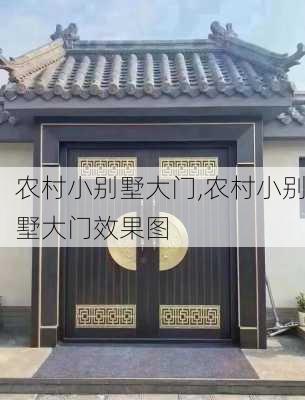 农村小别墅大门,农村小别墅大门效果图