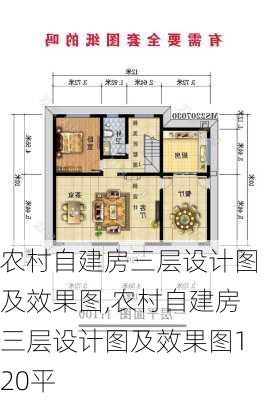 农村自建房三层设计图及效果图,农村自建房三层设计图及效果图120平