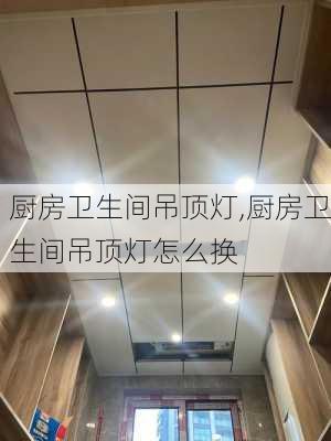 厨房卫生间吊顶灯,厨房卫生间吊顶灯怎么换